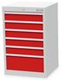 Bedrunka+Hirth Schubladenschrank T500 6 Schubladen B/T/H 530x500x819 mm