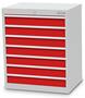 Bedrunka+Hirth Schubladenschrank T500 7 Schubladen B/T/H 680x500x819 mm