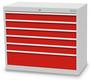Bedrunka+Hirth Schubladenschrank T500 6 Schubladen B/T/H 980x500x819 mm
