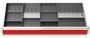 Schubladeneinsatz Metalleinteilung 900x400 mm BLH 75 mm