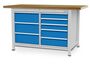 Werkbank | Kastenwerkbank 8 x Schublade B/T/H 1500x750x959 mm