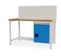 Werkbank | Kastenwerkbank 1 x Schublade 1 x Fl�gelt�r B/T/H 1500x750x859 mm