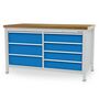 Werkbank | Kastenwerkbank 7 x Schublade B/T/H 1500x750x959 mm