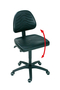 Arbeitsdrehstuhl mit Rollen, h�henverstellbar 