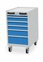 Wachter Mobiler Schubladenschrank T736 6 Schubladen 555x736x990 mm