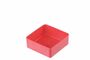 Einsatzbox aus PS, T/B/H 54x54x23 mm, rot (200 Stk.)