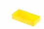 Einsatzbox aus PS, T/B/H 108x54x23 mm, gelb (100 Stk.)