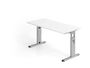 Schreibtisch h�henverstellbar | Home Office | B/T 1400 x 672 mm