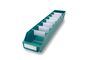 Lagerk�sten | Regalbox T/B/H 600x120x95 mm, gr�n, 30 St�ck
