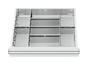 Schubladeneinsatz Metalleinteilung 500x450 mm BLH 75-200 mm 