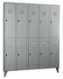 Garderobenschrank 5 Abteile, 10 F�cher, Abteilbreite 300 mm