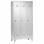 Garderobenschrank 3 Abteile, Abteilbreite 300 mm