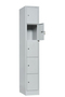 Schlie�fachschrank, 1 Abteil, 5 F�cher, Abteilbreite 300 mm