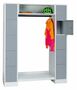 Offene Garderobe, 10 F�cher, Fachbreite 300 mm