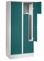 Z-Garderobenschrank, 4 Abteile, Abteilbreite 200/400 mm