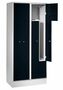 Z-Garderobenschrank, 4 Abteile, Abteilbreite 200/400 mm