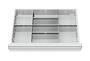 Schubladeneinsatz Metalleinteilung 600x450 mm BLH 75-200 mm 