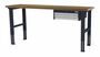 Arbeitstisch hhenverstellbar 2 x Schublade BxTxH 2000x600x760-1060 mm