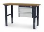 Arbeitstisch h�henverstellbar 2 x Schublade BxTxH 1500x600x760-1060 mm
