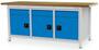 Werkbank | Kastenwerkbank 3 x Schublade 3 x Fl�gelt�r B/T/H 2000x750x859 mm