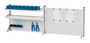 Lochwand f�r Werkbank mit Zubeh�r BxH 2000x650 mm