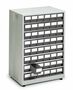 Schubladenmagazin 48 Schubladen B/T/H 410x605x870 mm, grau