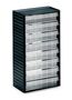 Kleinteilemagazin 8 Schubladen B/T/H 310x180x550 mm 