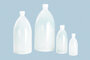Enghalsflasche 250 ml, LD-PE, natur, rund