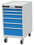 Wachter Mobiler Schubladenschrank T736 6 Schubladen 555x736x990 mm