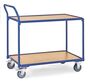 Fetra Tischwagen, 2 Etagen, Tragkraft 300 kg, 1000x600 mm