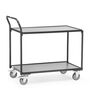 Fetra Tischwagen Grau, 2 Etagen, Tragkraft 300 kg, 850x500 mm