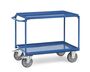 Fetra Tischwagen, 2 Blechwannen, Tragkraft 400 kg, 850x500 mm
