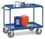 Fetra Tischwagen, 2 Blechwannen, Tragkraft 400 kg, 1000x700 mm