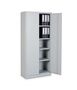 Aktenschrank 4 x Fachboden Lichtgrau B/T/H 1200x420x1950 mm