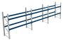 Palettenregal, L�nge 8600 mm, Breite 2700 mm, Tiefe 1100 mm 