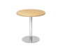 Besprechungstisch,  80 cm, rund, Gestell Chrom