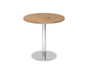 Besprechungstisch,  80 cm, rund, Gestell Chrom