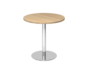 Besprechungstisch,  80 cm, rund, Gestell Chrom