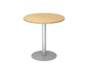 Besprechungstisch,  80 cm, rund, Gestell Silber