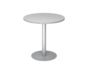Besprechungstisch,  80 cm, rund, Gestell Silber