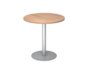 Besprechungstisch,  80 cm, rund, Gestell Silber