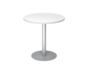 Besprechungstisch,  80 cm, rund, Gestell Silber