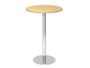 Stehtisch,  80 cm, rund, Gestell Chrom