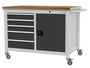 Bedrunka+Hirth Mobile Werkbank, 5x Schublade, 1 T�re, 1250x750x950 mm