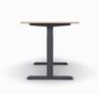 Hhenverstellbarer Schreibtisch | Elektrisch, Elevate Basic Breite 1200 mm, Anthrazit