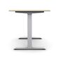 Hhenverstellbarer Schreibtisch | Elektrisch, Elevate Basic Breite 1800 mm, Silber