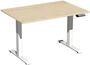 H�henverstellbarer Schreibtisch | Elektrisch, Elevate Plus Breite 1200 mm, Wei�