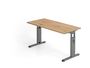 Schreibtisch hhenverstellbar | Home Office | B/T 1400 x 672 mm