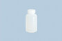 Weithalsflasche 200 ml mit Verschluss, LD-PE, natur 