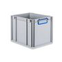 Eurobox ECO NextGen, Griffe geschlossen, farbige ColorClips, B/T/H 400x300x320 mm